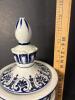 Blue and White Porcelain Lidded Potpourri Jar in the Neoclassical Style - 3