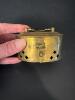 Brass Oval Locking Potpourri Box with Pierced Lid