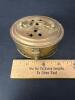 Brass Oval Locking Potpourri Box with Pierced Lid - 2