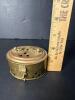 Brass Oval Locking Potpourri Box with Pierced Lid - 3