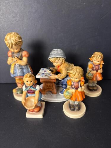 Five Goebel Hummel Figurines in the Manner of Today's Children