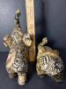 Pair of LaVie Animal Print Elephant Figurines - 3