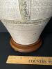 Decorative Stoneware Vase with Turtle Motif and Wooden Stand - 3