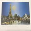 Pair of Framed Paris Street Scene Art, 12"x10" - 2