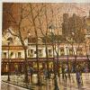 Pair of Framed Paris Street Scene Art, 12"x10" - 7