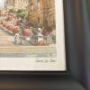 Four Pieces of Italian and Americana Watercolor-Style Wall Art - 6