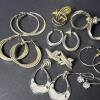 Lot of Silver-Toned Costume Jewelry - 7