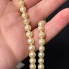 Faux Pearl Necklace with 14K Gold Filigree Clasp - 2