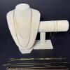 Assorted 14K Gold Chains and Bracelets