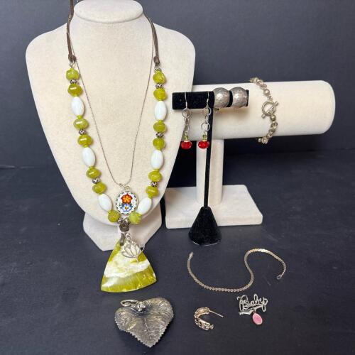 Assorted Sterling Silver Jewelry & Accessories