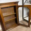 Rustic Wooden Wall Cabinet With Chicken Wire Door - 4