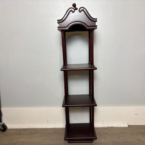 Three-Tier Wooden Wall Shelf