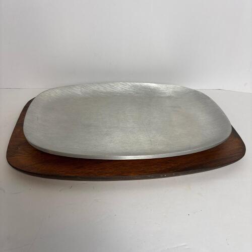 AC Fabricators MCM Metal and Wood Serving Tray