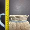Fitz and Floyd Floral Embossed Ceramic Pitcher - 7