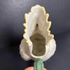 Fitz and Floyd Ceramic Cockatoo Figural Pitcher with Leaf Handle - 6