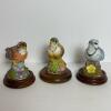 Trio of Andrea by Sadek Bird Figurines: Blue Jay, Robin, Gold Finch