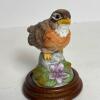 Trio of Andrea by Sadek Bird Figurines: Blue Jay, Robin, Gold Finch - 2