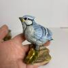Trio of Andrea by Sadek Bird Figurines: Blue Jay, Robin, Gold Finch - 11