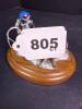 Painted Ski Rescue Limited Edition Figurine on Wood Base - 5