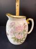 Porcelain Pitcher with Pink Floral Decoration and Gilt Accents - 2