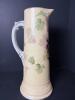 Tall Limoges Hand-Painted Porcelain Tankard Pitcher - 3