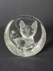 Sweden Crystal Cat Paperweight Signature Collection