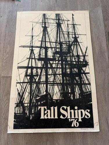 Tall Ships '76 Poster Kennedy Studio Boston 1976
