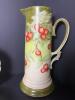 Hand Painted Floral Motif Porcelain Pitcher and Plates - 3