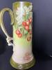 Hand Painted Floral Motif Porcelain Pitcher and Plates - 4