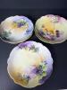 Hand Painted Floral Motif Porcelain Pitcher and Plates - 8