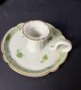Beautiful Pair of Limoges Porcelain Chamberstick Candle Holders - 5