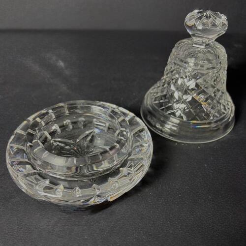 Waterford Crystal No&euml;l 1977 Bell With Underplate