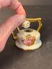 Limoges Porcelain Ashtray and Miniature Teapot with Gilt Trim - 4