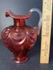 Fenton 75th Anniversary Ruby Red Glass Ewer Pitcher - 8