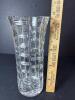 Villeroy & Boch Crystal Vase in Geometric Cut Pattern - 5