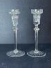 Pair of Rogaska Crystal Candlestick Holders