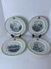 Four Windjammer Collection Decorative Plates by James E. Mitchell