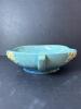 Roseville Pottery Blue Floral Console Bowl - 2
