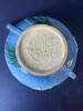 Roseville Pottery Blue Floral Console Bowl - 6