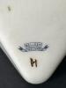 Small Belleek Ireland Porcelain Mantel Clock with Gilt Trim - 5