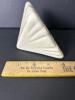 Small Belleek Ireland Porcelain Mantel Clock with Gilt Trim - 6