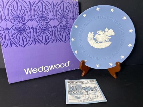 Wedgwood Paul Revere's Ride Jasper Commemorative Plate
