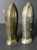 Pair Reed & Barton Sterling Silver Bullet-Shaped Salt and Pepper Shakers