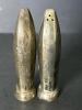 Pair Reed & Barton Sterling Silver Bullet-Shaped Salt and Pepper Shakers - 4