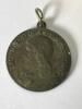 Religious Collectibles: Limoges Lourdes Ashtray, Medal, & Cross Necklace - 2