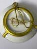 Religious Collectibles: Limoges Lourdes Ashtray, Medal, & Cross Necklace - 5