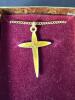 Religious Collectibles: Limoges Lourdes Ashtray, Medal, & Cross Necklace - 7
