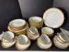 61 piece Noritake Goldridge Gold Band China Dinnerware