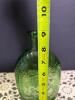 Green Glass Washington Eagle Flask Bottle - 5