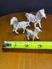 Plastic Miniature Zebra Figurines - 5